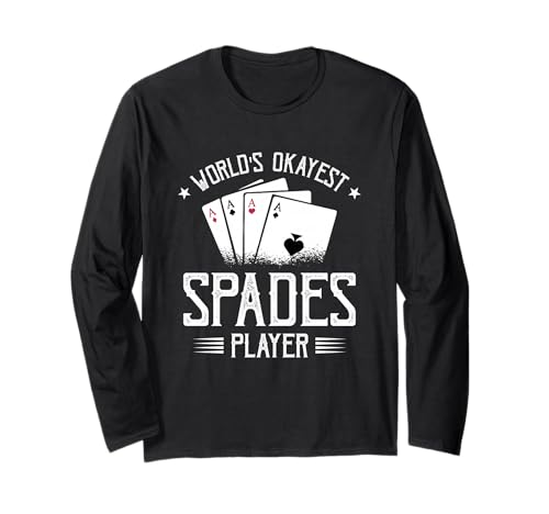 Spades Turnier Gear Für Männer Frauen Apparel Kartenspiel Langarmshirt Spades Turnier Gear Für Männer Frauen Apparel Kartenspiel Langarmshirt von Lustiges Spades Tee Für Männer Frauen