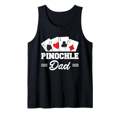 Herren Pinochle Vater Outfit Männer Kartenspiel Benoggel Tank Top Herren Pinochle Vater Outfit Männer Kartenspiel Benoggel Tank Top von Lustiges Spielkarten Binokel Design Für Papa