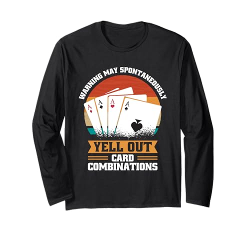 Cooles Kartenspiel Design Für Männer Frauen Binokel Turnier Langarmshirt Cooles Kartenspiel Design Für Männer Frauen Binokel Turnier Langarmshirt von Lustiges Spielkarten Binokel Design Männer Frauen