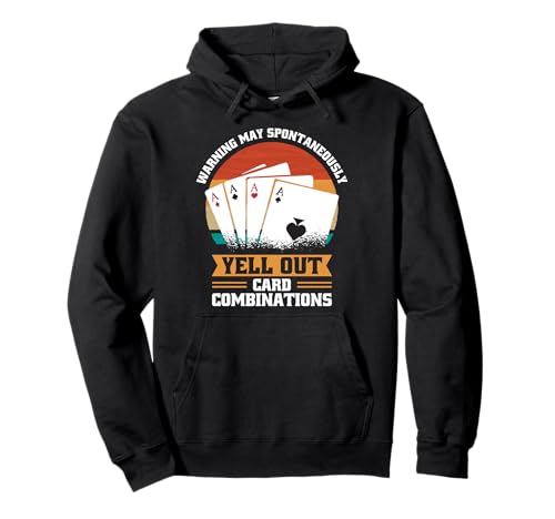 Cooles Kartenspiel Design Für Männer Frauen Binokel Turnier Pullover Hoodie von Lustiges Spielkarten Binokel Design Männer Frauen