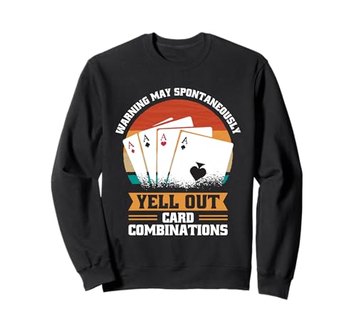 Cooles Kartenspiel Design Für Männer Frauen Binokel Turnier Sweatshirt Cooles Kartenspiel Design Für Männer Frauen Binokel Turnier Sweatshirt von Lustiges Spielkarten Binokel Design Männer Frauen