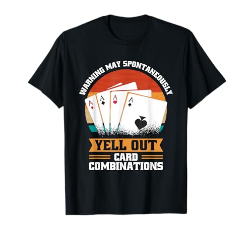 Cooles Kartenspiel Design Für Männer Frauen Binokel Turnier T-Shirt Cooles Kartenspiel Design Für Männer Frauen Binokel Turnier T-Shirt von Lustiges Spielkarten Binokel Design Männer Frauen