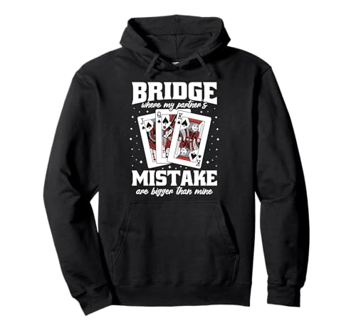 Cooles Kartenspiel Partner Männer Frauen Bridge Turnier Pullover Hoodie Cooles Kartenspiel Partner Männer Frauen Bridge Turnier Pullover Hoodie von Lustiges Spielkarten Bridge Design Männer Frauen