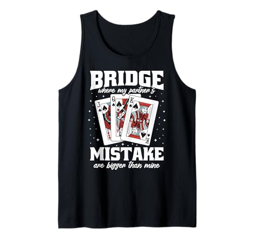 Cooles Kartenspiel Partner Männer Frauen Bridge Turnier Tank Top Cooles Kartenspiel Partner Männer Frauen Bridge Turnier Tank Top von Lustiges Spielkarten Bridge Design Männer Frauen