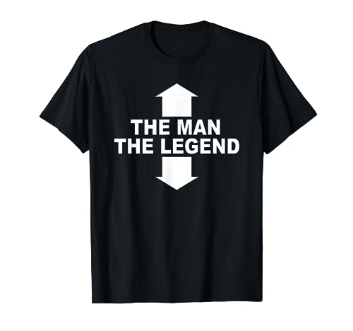 The Man The Legend / lustiges Mann Legende Pfeile Männer T-Shirt von Lustiges T-Shirt