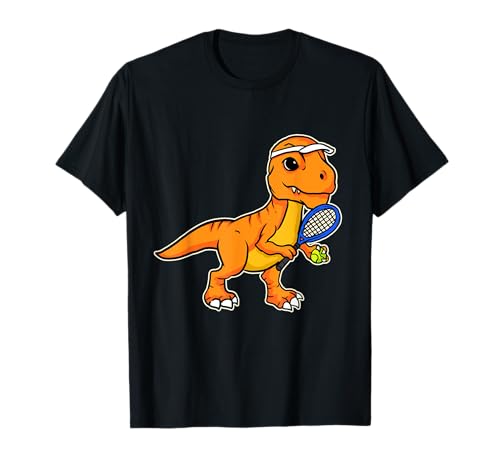 Baby Dino Tennis Sport Geschenk Dinosaurier T Rex Tennis T-Shirt Baby Dino Tennis Sport Geschenk Dinosaurier T Rex Tennis T-Shirt von Lustiges Tennis Spieler Geschenkidee Für Kinder