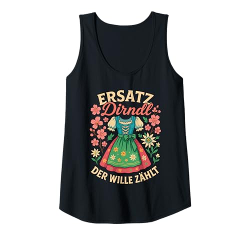 Damen Ersatz Dirndl Der Wille Zählt Lustiges Trachten Damen Tank Top Damen Ersatz Dirndl Der Wille Zählt Lustiges Trachten Damen Tank Top von Lustiges Trachten und Ersatz Dirndl Tee