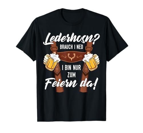 Trachtenshirt Herren Trachten Tshirt Passend für Oktoberfest T-Shirt von Lustiges Trachtenshirts Herren für Volksfest