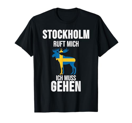 Stockholm Schweden T-Shirt Souvenir Stadt Geschenk T-Shirt Stockholm Schweden T-Shirt Souvenir Stadt Geschenk T-Shirt von Lustiges Urlaub & Touristen Geschenkidee