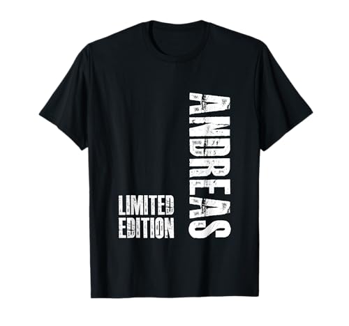 Andreas Limited Edition Herren Vornamen - Lustiges Andreas T-Shirt Andreas Limited Edition Herren Vornamen - Lustiges Andreas T-Shirt von Lustiges Vornamen Andreas Geschenk Herren