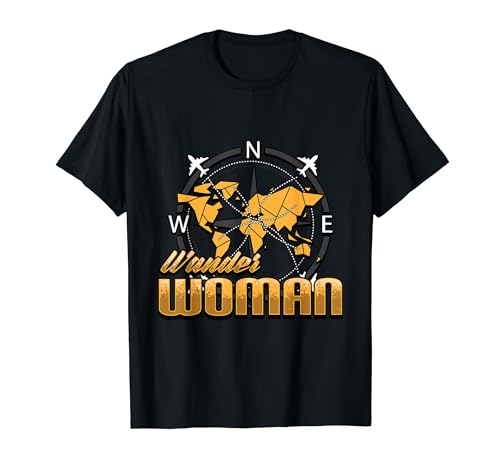 Wander Woman Wandern Bergsteigen Reisen Urlaub Abenteuer T-Shirt Wander Woman Wandern Bergsteigen Reisen Urlaub Abenteuer T-Shirt von Lustiges Wander Woman Wandern Abenteuer Geschenk