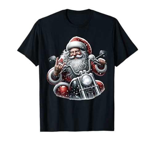 Motorrad Weihnachtsmann Biker Weihnachten Männer & Frauen T-Shirt Motorrad Weihnachtsmann Biker Weihnachten Männer & Frauen T-Shirt von Lustiges Weihnachts Geschenk & Biker Santa coming
