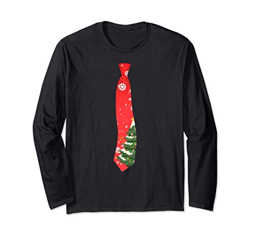 Weihnachten Krawatte Lustiges Schlips Geschenk Jungen Herren Langarmshirt von Lustiges Weihnachts Geschenke
