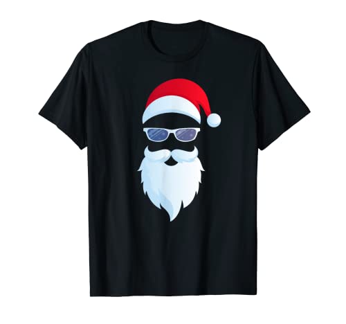 Weihnachtsmann Sonnenbrille Weihnachten Santa Claus Herren T-Shirt von Lustiges Weihnachts Geschenke