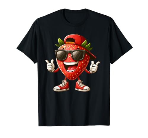 Wunderschönes Erdbeer-Kostüm für Jungen und Mädchen T-Shirt von Funny strawberry costume