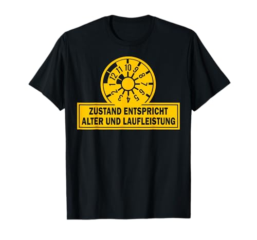 Lustiges Zustand Entspricht Alter Und Laufleistung T-Shirt, Herren, Autoliebhaber, Mechaniker, Tuner, Halbarm, T-Shirt, T-Shirt, Schwarz, S Lustiges Zustand Entspricht Alter Und Laufleistung T-Shirt, Herren, Autoliebhaber, Mechaniker, Tuner, Halbarm, T-Shirt, T-Shirt, Schwarz, S von Lustiges Zustand Entspricht Alter Und Laufleistung