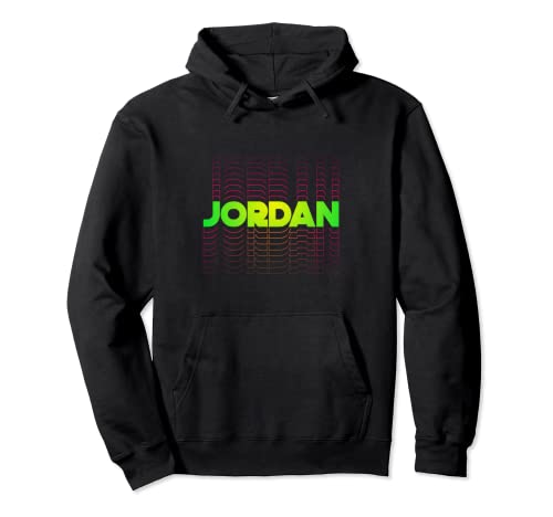 Lustiges personalisiertes Vornamen-T-Shirt und mehr Jordan Geschenkidee für Jungen Männer erster Vorname Jordan Pullover Hoodie in Schwarz, Multicolored, S (Klein, EU) von Lustiges personalisiertes Vorname-T-Shirt und mehr
