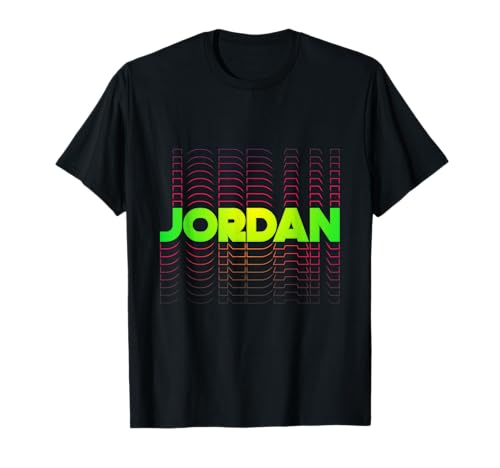 Jordan Geschenkidee für Jungen Männer erster Vorname Jordan T-Shirt Jordan Geschenkidee für Jungen Männer erster Vorname Jordan T-Shirt von Lustiges personalisiertes Vorname-T-Shirt und mehr