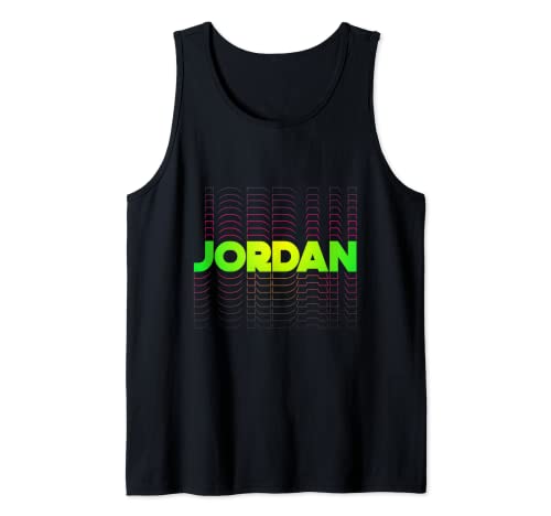 Jordan Geschenkidee für Jungen Männer erster Vorname Jordan Tank Top Jordan Geschenkidee für Jungen Männer erster Vorname Jordan Tank Top von Lustiges personalisiertes Vorname-T-Shirt und mehr