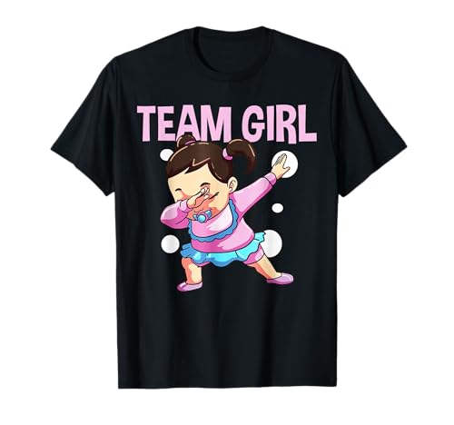 Geschlecht offenbaren Partei-Pink Team Mädchen T-Shirt Geschlecht offenbaren Partei-Pink Team Mädchen T-Shirt von Lustiges und niedliches Geschlechter Team Geschenk