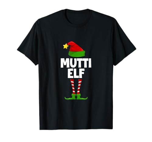 Weihnachtsshirt Outfit Dame Mama Oma Weihnachten Mutti Elf T-Shirt Weihnachtsshirt Outfit Dame Mama Oma Weihnachten Mutti Elf T-Shirt von Lustigies Weihnachtsgeschenk Weihnachtsshirt Xmas