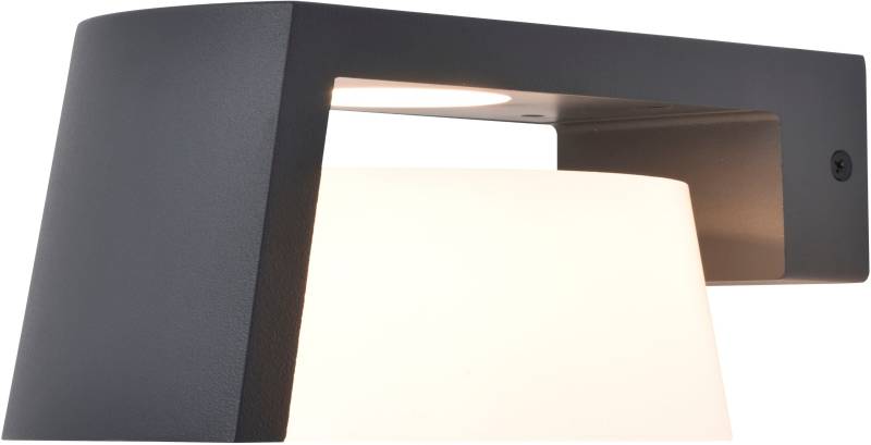 LUTEC LED Außen-Wandleuchte "MOON", Leuchtmittel LED-Modul  LED fest integriert von Lutec