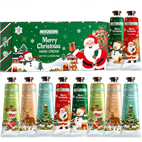 Luthando Handcreme Set - 10 Pack Mini Handcreme Weihnachten - Weihnachtsgeschenke für Frauen Männer, Feuchtigkeitscreme Geschenkset für Sehr Trockene Rissige Hände Fuß Geburtstagsgeschenk Luthando Handcreme Set - 10 Pack Mini Handcreme Weihnachten - Weihnachtsgeschenke für Frauen Männer, Feuchtigkeitscreme Geschenkset für Sehr Trockene Rissige Hände Fuß Geburtstagsgeschenk von Luthando