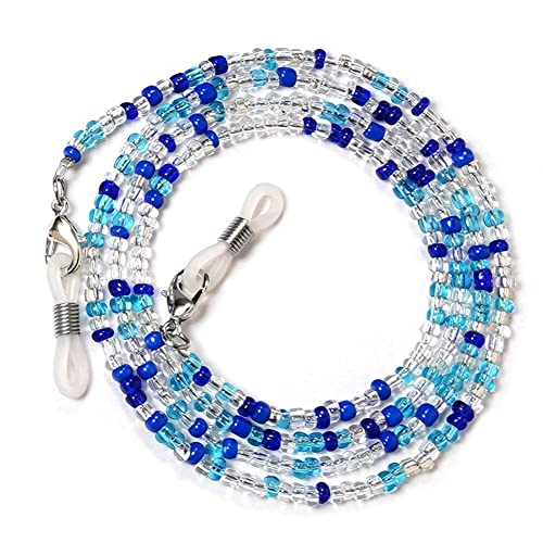 Böhmische bunte Brillenkette verstellbare Länge Lesen verloren Mode Seil Brillenband D1E1 Kette Lanyard von Lutiore