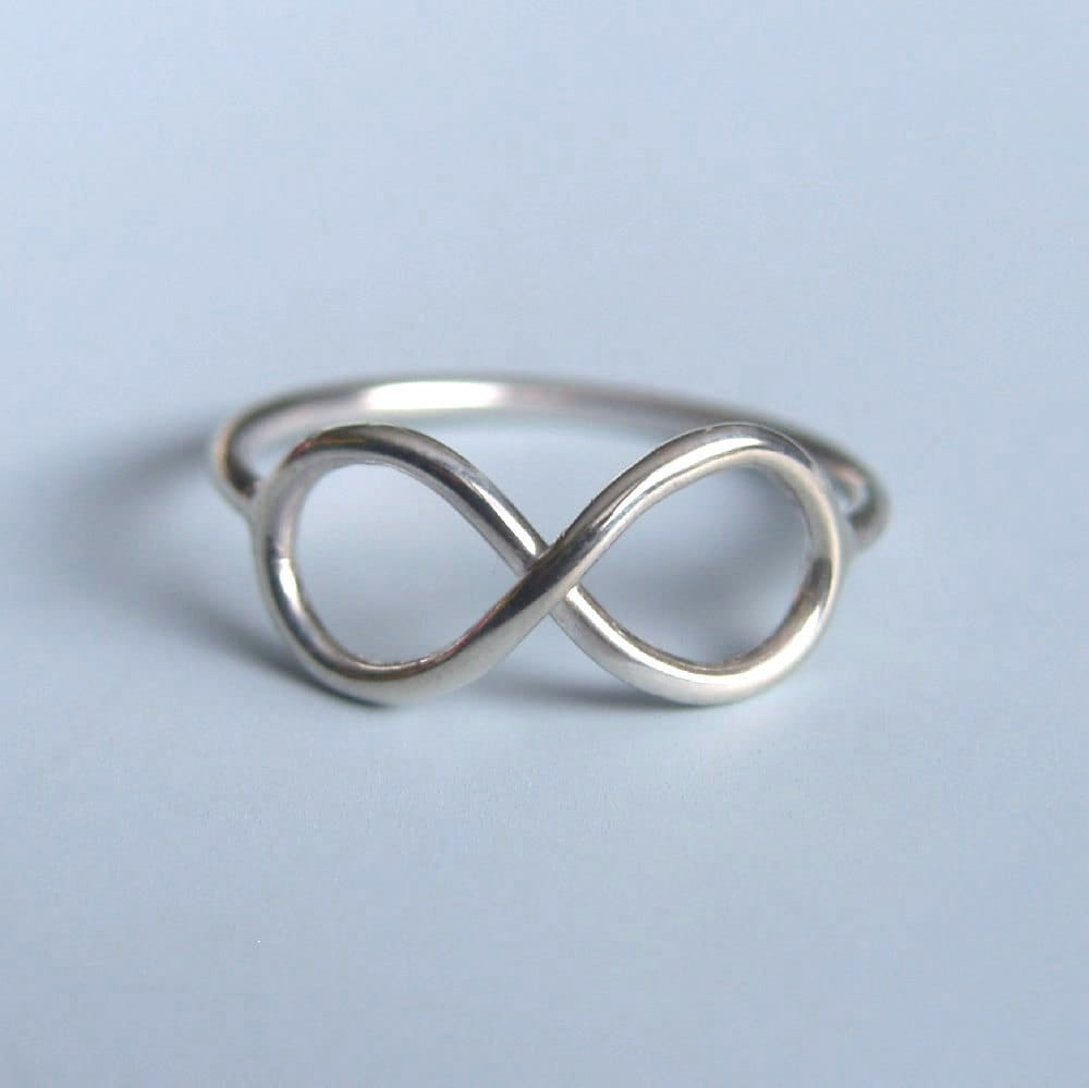 Unendlich Symbol Ring Sterling Silber Infinity von LuttrellStudio
