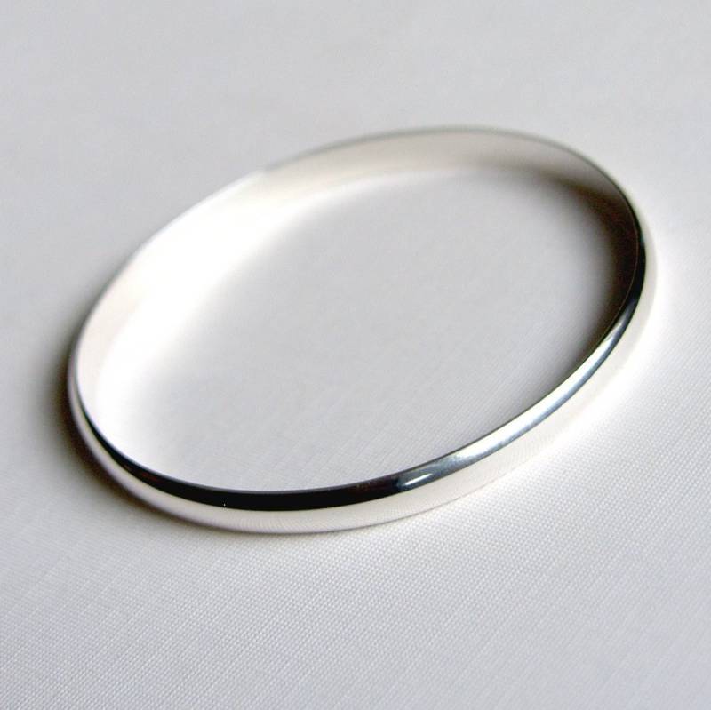 sterling Silber Armreif Armband Massiv sterling Silber Armreif Armband Massiv von LuttrellStudio