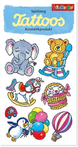 7 Tattoos * SÜSSE SPIELZEUGE * für Jungen und Mädchen | 44767 | Temporary Tattoo für Kinder | Kindertattoo Kindergeburtstag Mitgebsel von Lutz Mauder