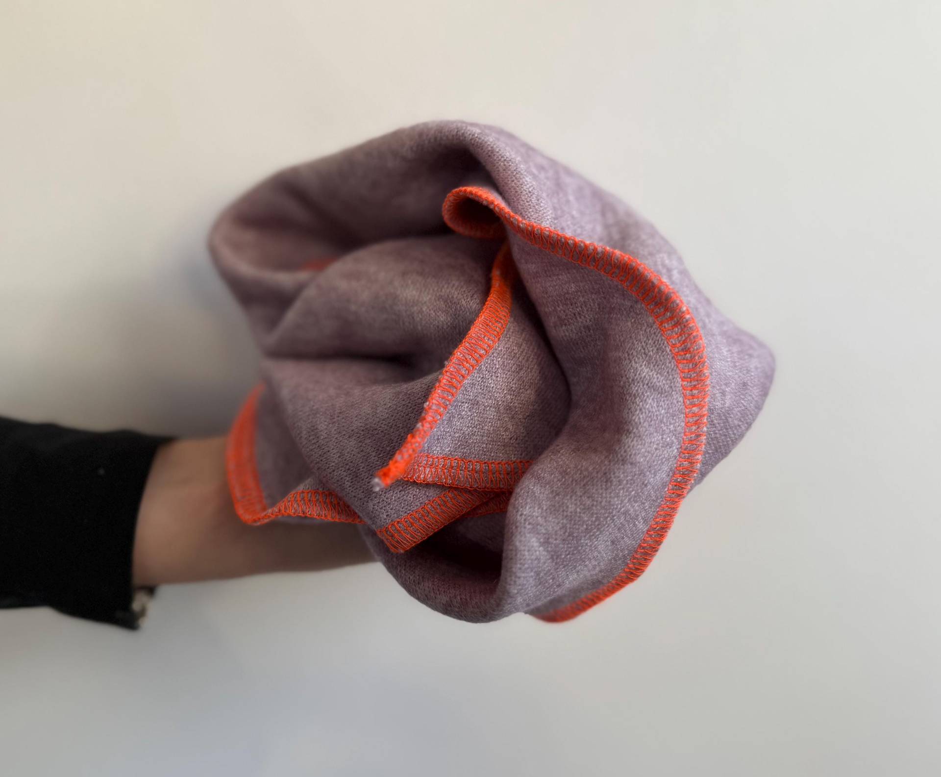 Dreieckstuch Smal | Wollschal Halstuch Wickelschal Strick Nahtfarbe Nach Wahl von LutzundLisbeth