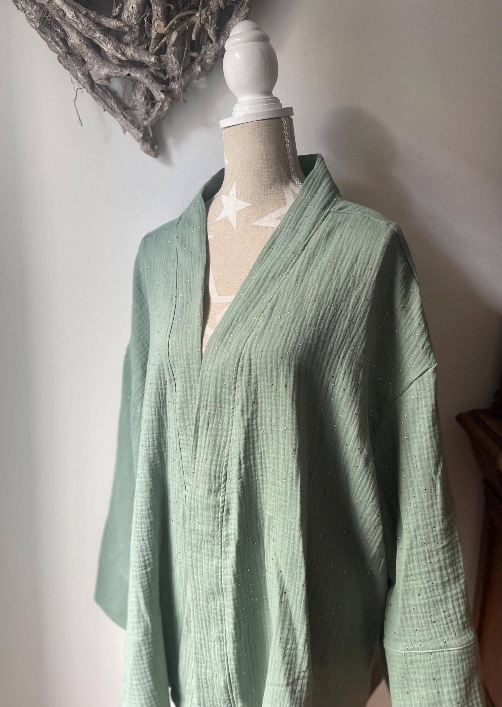 Kimonojacke Aus Musselin Hüftlang Farben | Gelb - Und Naturtöne Wählbar Kimonojacke Aus Musselin Hüftlang Farben | Gelb - Und Naturtöne Wählbar von LutzundLisbeth