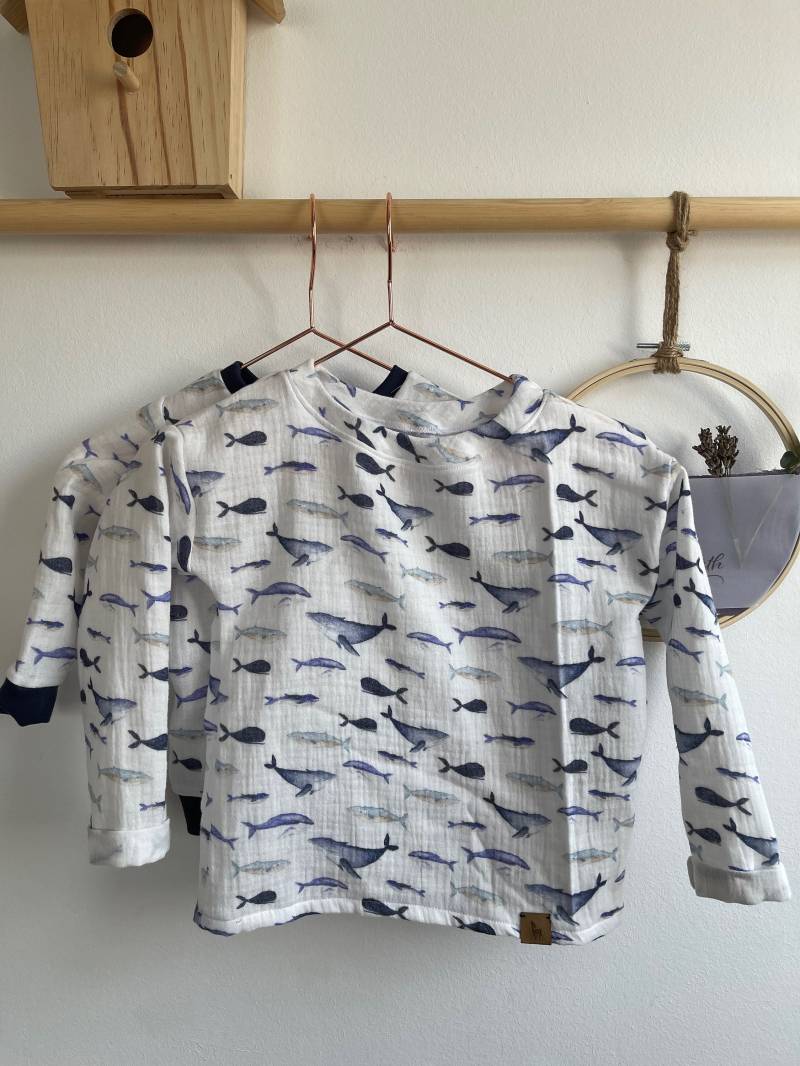 Shirt Aus Musselin Langarmshirt Lange Thilda Kindershirt Mit Langen Ärmeln in Gr. 50-164 Und Vielen Farben Wählbar Shirt Aus Musselin Langarmshirt Lange Thilda Kindershirt Mit Langen Ärmeln in Gr. 50-164 Und Vielen Farben Wählbar von LutzundLisbeth