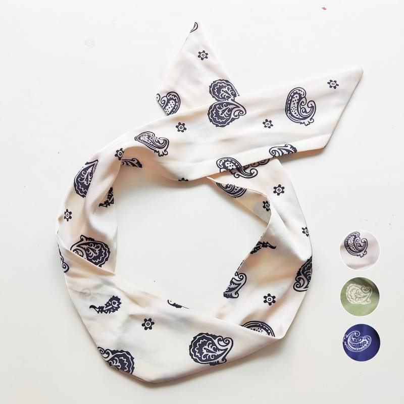 Satin Hairband With Wire Inside To Tie Yourself Anti-Slip - Hippie/Boho von LuuPING