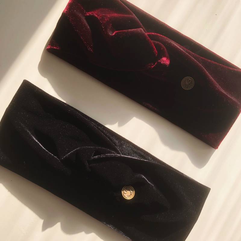 Velvet Headband With Twist Knot - Low-Key von LuuPING
