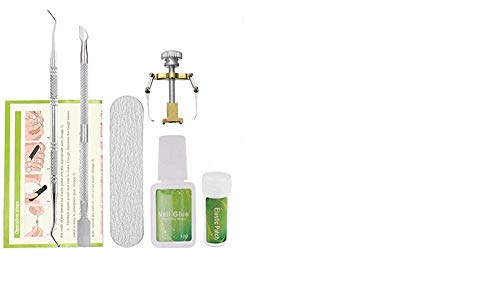 Ingrown Zehennagel Korrektur Set, Zehennagel Behandlung Zehennagel Richt Patch Lifter Fixer, Wiederherstellen Werkzeug Fußpflege Kit von LuukUP