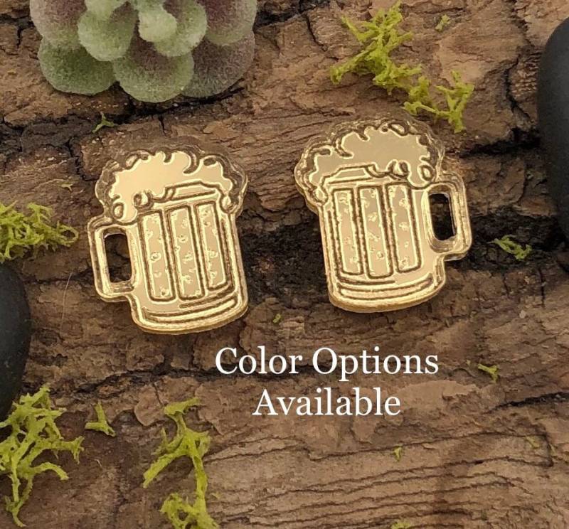 Bier-Becher-Acryl-Ohrringe von LuvSweetPea