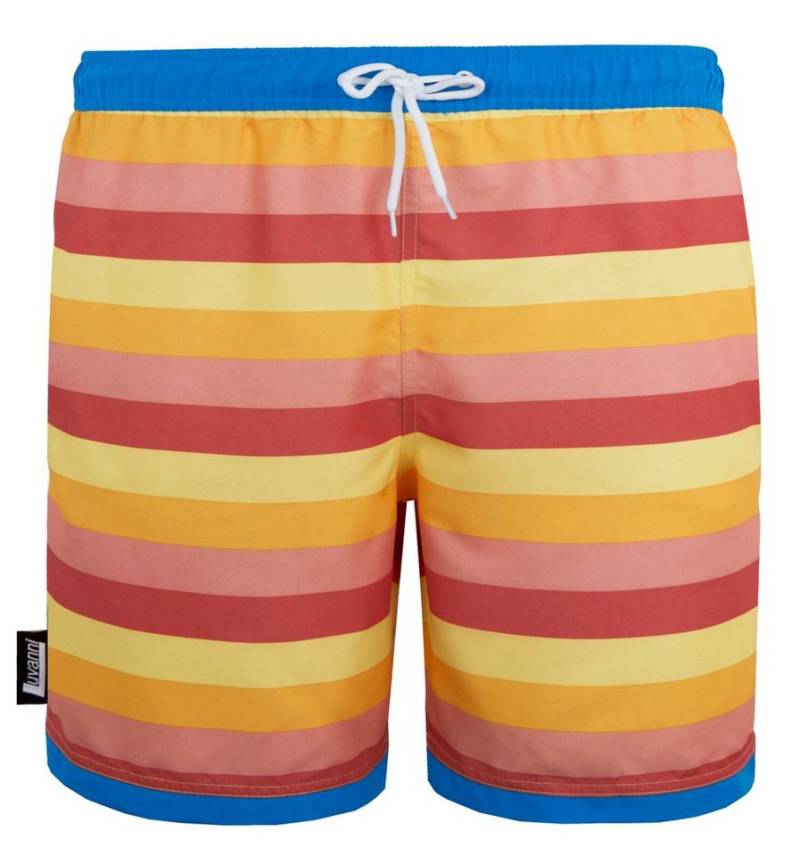 Luvanni Badehose Badehose Herren Schnelltrocknende Beachshorts Badeshorts Regular Fit Kordelzug Boardshorts Schwimmhose Lässiger Bequemer Schnitt von Luvanni