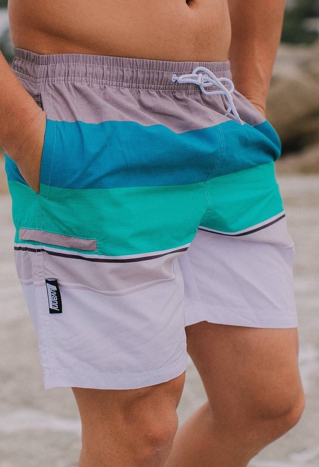 Luvanni Badehose Badehose Herren Schnelltrocknende Beachshorts Badeshorts mit Kordelzug Boardshorts Schwimmhose von Luvanni