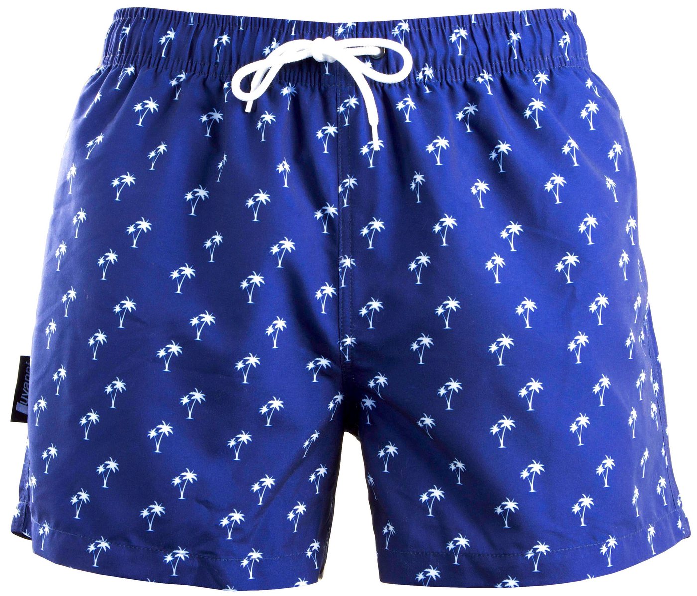 Luvanni Badehose Badehose Herren Schnelltrocknende Beachshorts Boardshorts Badeshorts Palmen Muster Schwimmhose Männer Shorts Hose Streifenmuster von Luvanni