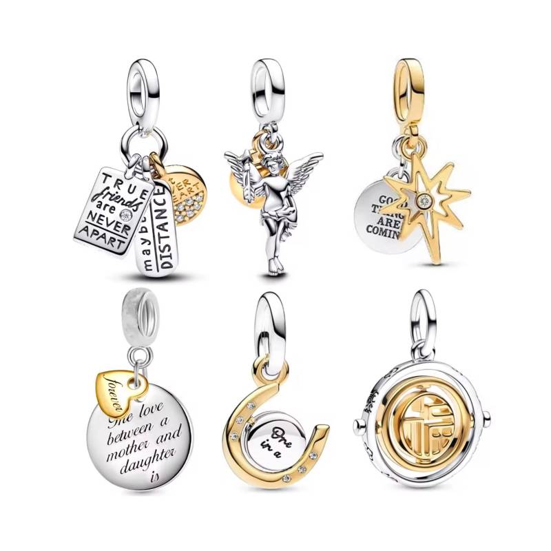18K Vergoldete Charms Für Pandora Armband, S925 Silber Charms, Kaufen 3 Erhalten 70% Sale von Luvarin