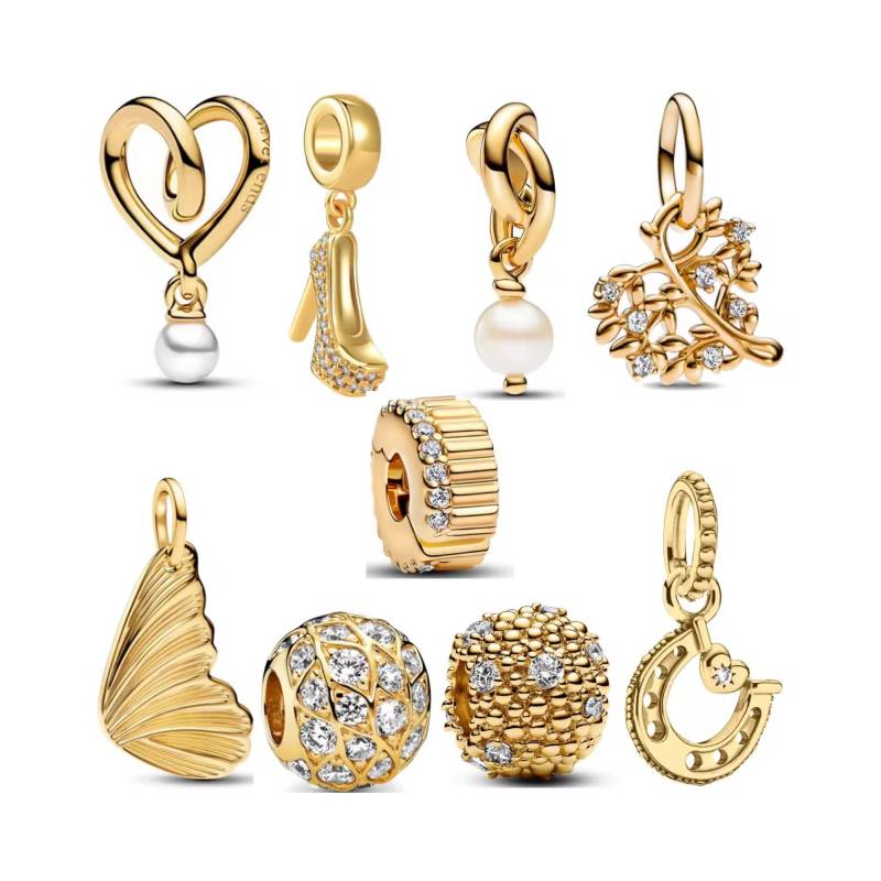 18K Vergoldete Charms Für Pandora Armband, S925 Silber Charms, Kaufen 3 Erhalten 70% Sale von Luvarin