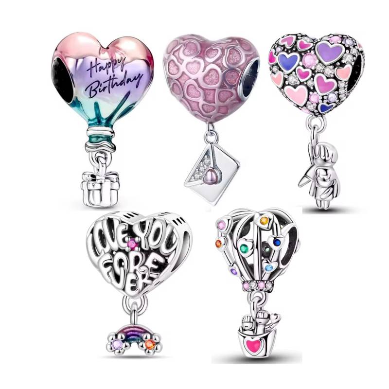Ballon Charms, S925 Silber, Für Pandora Armbänder, Kaufen 3 Get 70% Sale von Luvarin