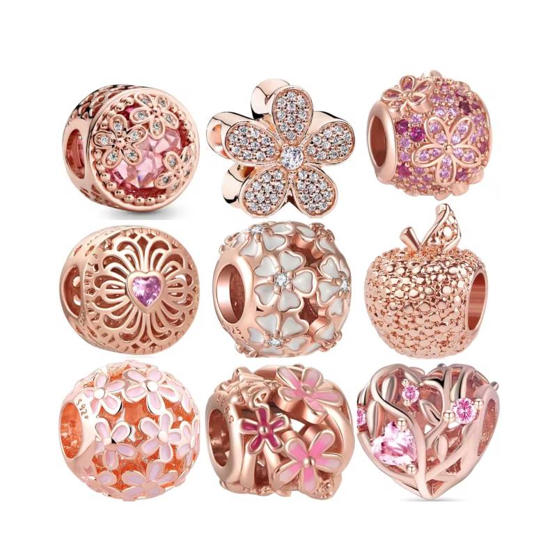 Rosegold Charms Für Pandora Armband, S925 Silber, Kaufen 3 Erhalten 70% Sale Rosegold Charms Für Pandora Armband, S925 Silber, Kaufen 3 Erhalten 70% Sale von Luvarin