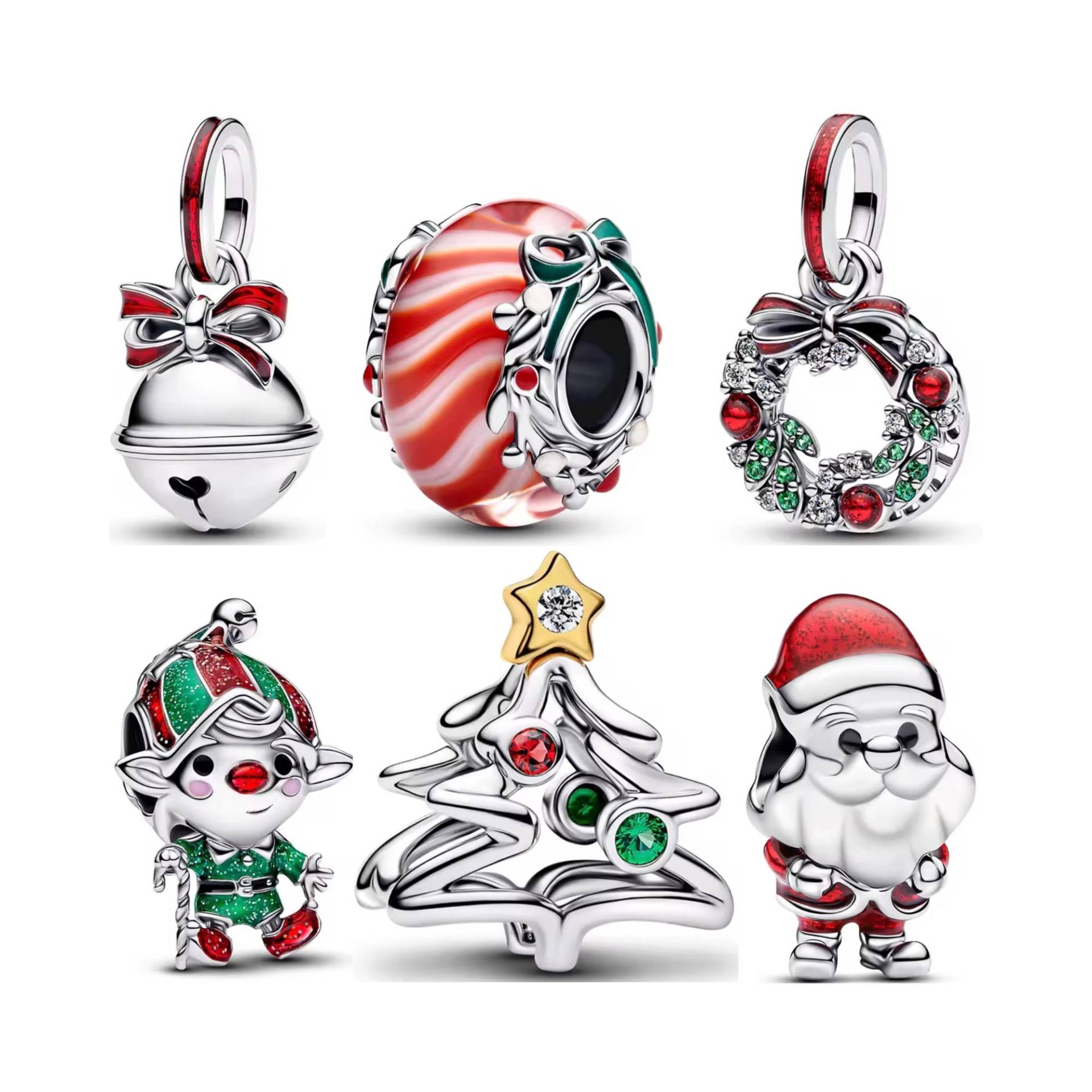 Weihnachts Charms, S925 Silber, Für Pandora Armband, Kaufen 3 Get 70% Sale von Luvarin
