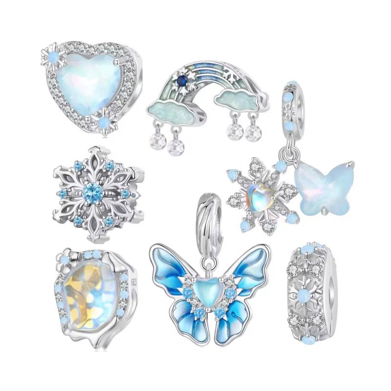 Winter-Charme Für Pandora-Armband, Echter Sterlingsilber-Charme, Kauf 3 Get 70% Sale von Luvarin