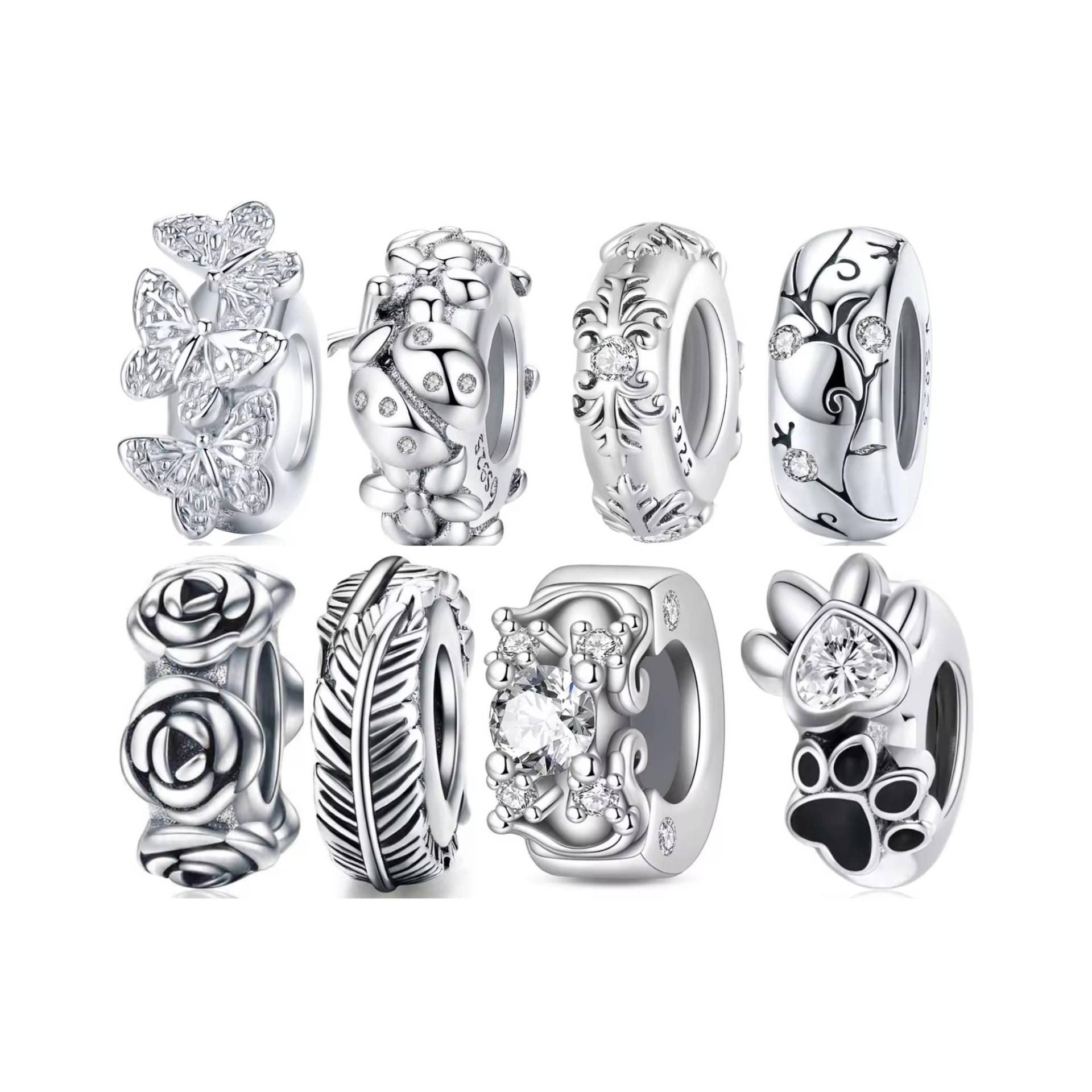 stopper Charm Für Pandora Armband, S925 Silber, Kaufen 3 Erhalten 70% Sale von Luvarin