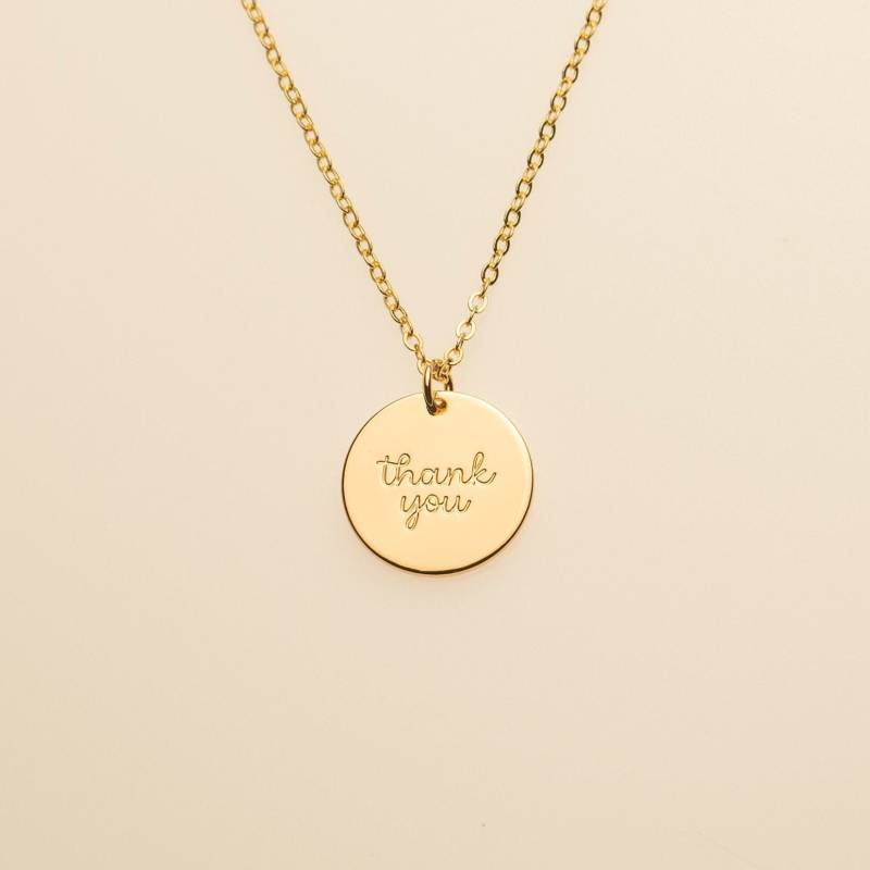 Danke Geschenk Halskette Mantra Anhänger Charm Power Wort Schmuck Danke Geschenk Halskette Mantra Anhänger Charm Power Wort Schmuck von LuvstonedAccessories