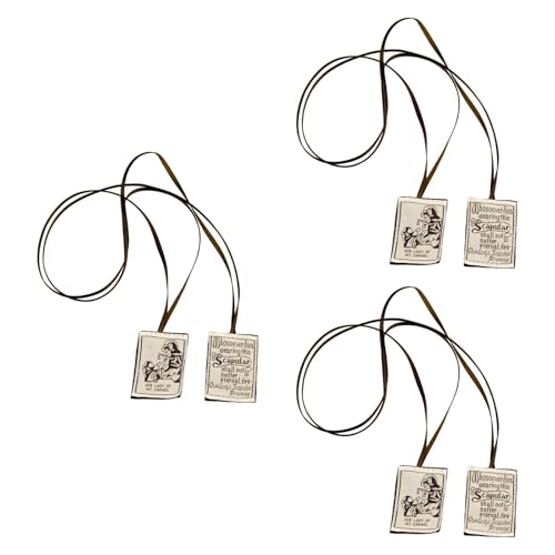 Luwecf 3PCS Catholic Scapulars Catholic Decor for Communion Bestätigung von Luwecf
